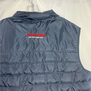 Star Wars Vest Men’s XL Blue Quilted Puffer Off. ILM VFX Crew 17 VIII Last Jedi